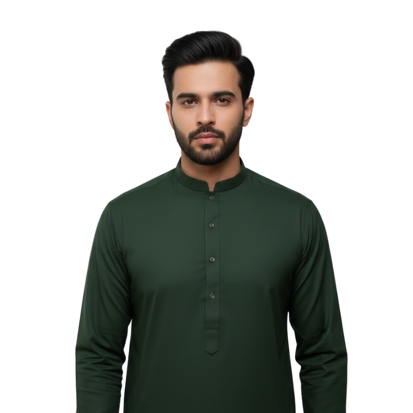 Dark Green - Premium Wash & Wear