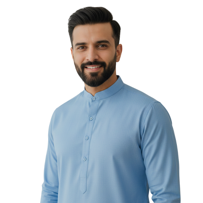 Sky Blue - Premium Wash & Wear