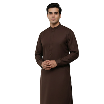 Dark Brown - Premium Wash & Wear